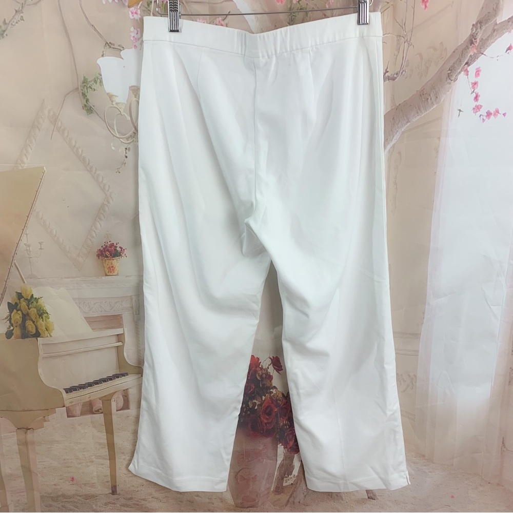 SOLD NEW J Jill Cotton Slouch Waistband Pull on Pant in White - Picture 5 of 11